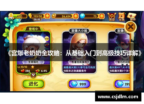 《宫爆老奶奶全攻略：从基础入门到高级技巧详解》