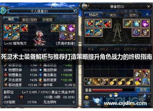 死灵术士装备解析与推荐打造策略提升角色战力的终极指南